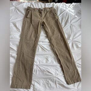 Men's Khaki Chinos in Light Brown